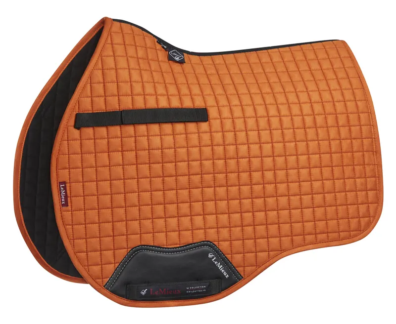 LeMieux ProSport Suede GP Square in Paprika